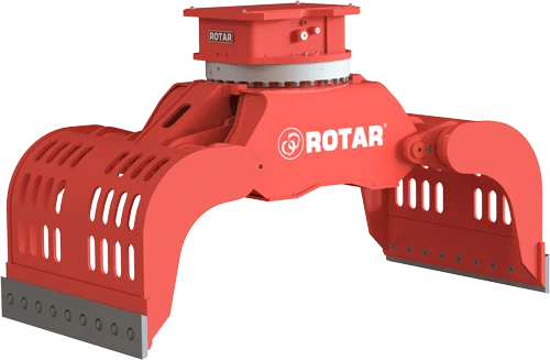 Röd Rotar sorter och rivningsgrip