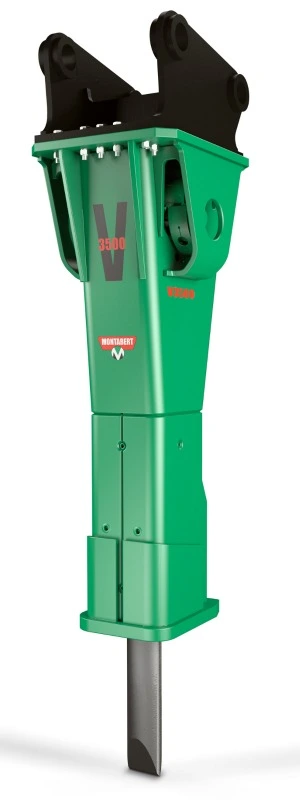 Grön v3500 Montabert hydraulhammare