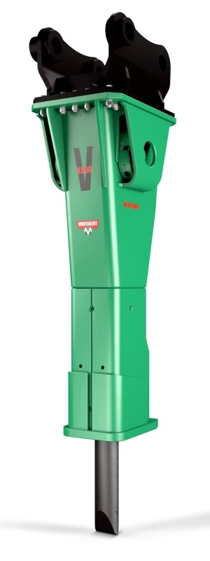Grön v4500Montabert hydraulhammare