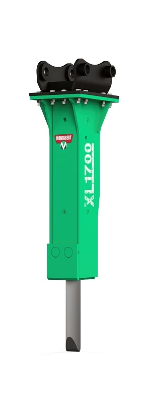 Grön XL1700 Montabert hydraulhammare